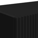 TV vægskab Vægmonteret Sort 78,5 x 31 x 29,5 cm Konstrueret træ