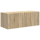 TV vægskab 2 pcs Sonoma 78,5 x 31 x 29,5 cm Konstrueret træ