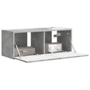 TV vægskab Beton 78,5 x 31 x 29,5 cm Konstrueret træ