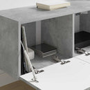 TV vægskab 2 pcs Beton 78,5 x 31 x 29,5 cm Konstrueret træ