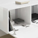 TV vægskab Gloss Hvid 78,5 x 31 x 29,5 cm Konstrueret træ