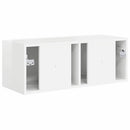 TV vægskab Gloss Hvid 78,5 x 31 x 29,5 cm Konstrueret træ