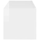 TV vægskab Gloss Hvid 78,5 x 31 x 29,5 cm Konstrueret træ