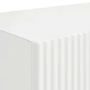 TV vægskab 2 pcs Gloss Hvid 78,5 x 31 x 29,5 cm Konstrueret træ