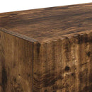 TV vægskab Røget eg 78,5 x 31 x 29,5 cm Konstrueret træ