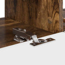 TV vægskab Røget eg 78,5 x 31 x 29,5 cm Konstrueret træ