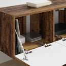 TV vægskab Vægmonteret 2 pcs Gammelt træ 78,5 x 31 x 29,5 cm