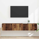 TV vægskab Vægmonteret 2 pcs Gammelt træ 78,5 x 31 x 29,5 cm