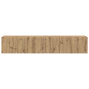 TV vægskab 2 pcs Artisan eg 78,5 x 31 x 29,5 cm Konstrueret træ