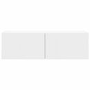 TV vægskab Vægmonteret Hvid 98 x 31 x 29,5 cm Konstrueret træ