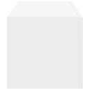 TV vægskab Vægmonteret Hvid 98 x 31 x 29,5 cm Konstrueret træ