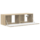 TV vægskab Vægmonteret Sonoma 98 x 31 x 29,5 cm Konstrueret træ