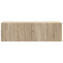 TV vægskab Vægmonteret Sonoma 98 x 31 x 29,5 cm Konstrueret træ