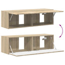 TV vægskab Vægmonteret Sonoma 98 x 31 x 29,5 cm Konstrueret træ