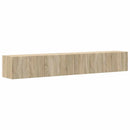 TV vægskab 2 pcs Sonoma 98 x 31 x 29,5 cm Konstrueret træ