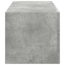 TV vægskab Vægmonteret Beton 98 x 31 x 29,5 cm Konstrueret træ