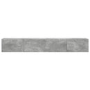 TV vægskab 2 pcs Beton 98 x 31 x 29,5 cm Konstrueret træ