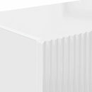 TV vægskab 98 x 31 x 29,5 cm Gloss Hvid Konstrueret træ