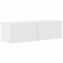 TV vægskab 98 x 31 x 29,5 cm Gloss Hvid Konstrueret træ