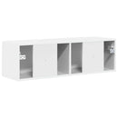 TV vægskab 98 x 31 x 29,5 cm Gloss Hvid Konstrueret træ