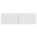 TV vægskab 98 x 31 x 29,5 cm Gloss Hvid Konstrueret træ