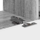 TV vægskab Grå Sonoma 98 x 31 x 29,5 cm Konstrueret træ