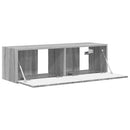 TV vægskab Grå Sonoma 98 x 31 x 29,5 cm Konstrueret træ