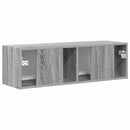 TV vægskab Grå Sonoma 98 x 31 x 29,5 cm Konstrueret træ