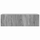 TV vægskab Grå Sonoma 98 x 31 x 29,5 cm Konstrueret træ