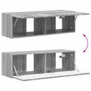 TV vægskab Grå Sonoma 98 x 31 x 29,5 cm Konstrueret træ