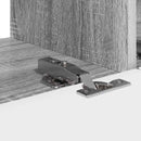 TV vægskab 2 pcs Grå Sonoma 98 x 31 x 29,5 cm Konstrueret træ