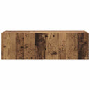 TV vægskab Gammelt træ 98 x 31 x 29,5 cm Konstrueret træ
