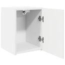 TV vægskab 2 pcs Hvid 30 x 31 x 40 cm Konstrueret træ