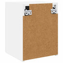 TV vægskab 2 pcs Hvid 30 x 31 x 40 cm Konstrueret træ