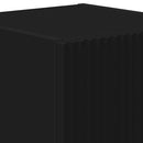 TV vægskab 2 pcs Sort 30 x 31 x 40 cm Konstrueret træ