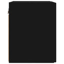 TV vægskab 2 pcs Sort 30 x 31 x 40 cm Konstrueret træ