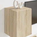 TV vægskab 2 pcs Sonoma 30 x 31 x 40 cm Konstrueret træ