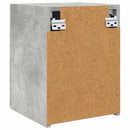 TV vægskab 2 pcs Beton 30 x 31 x 40 cm Konstrueret træ