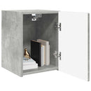 TV vægskab 2 pcs Beton 30 x 31 x 40 cm Konstrueret træ