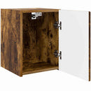 TV vægskab 2 pcs Røget eg 30 x 31 x 40 cm Konstrueret træ