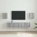TV vægskab 2 pcs Grå Sonoma 30 x 31 x 40 cm Konstrueret træ