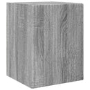 TV vægskab 2 pcs Grå Sonoma 30 x 31 x 40 cm Konstrueret træ