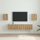 TV vægskab 2 pcs Artisan eg 30 x 31 x 40 cm Konstrueret træ