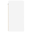TV vægskab 2 pcs Hvid 30 x 31 x 60 cm Konstrueret træ