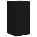 TV vægskab 2 pcs Sort 30 x 31 x 60 cm Konstrueret træ