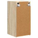 TV vægskab 2 pcs Sonoma 30 x 31 x 60 cm Konstrueret træ