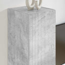TV vægskab 2 pcs Beton 30 x 31 x 60 cm Konstrueret træ