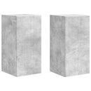 TV vægskab 2 pcs Beton 30 x 31 x 60 cm Konstrueret træ