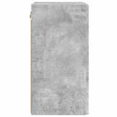 TV vægskab 2 pcs Beton 30 x 31 x 60 cm Konstrueret træ
