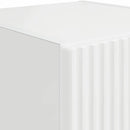 TV vægskab Gloss Hvid 30 x 31 x 60 cm Konstrueret træ